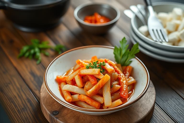 Baek Kimchi (koreansk hvit, ikke-krydret kimchi)