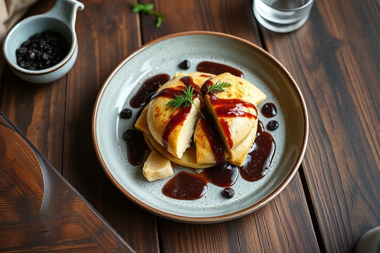 Beste veganske sjokoladehavregrøt-vafler