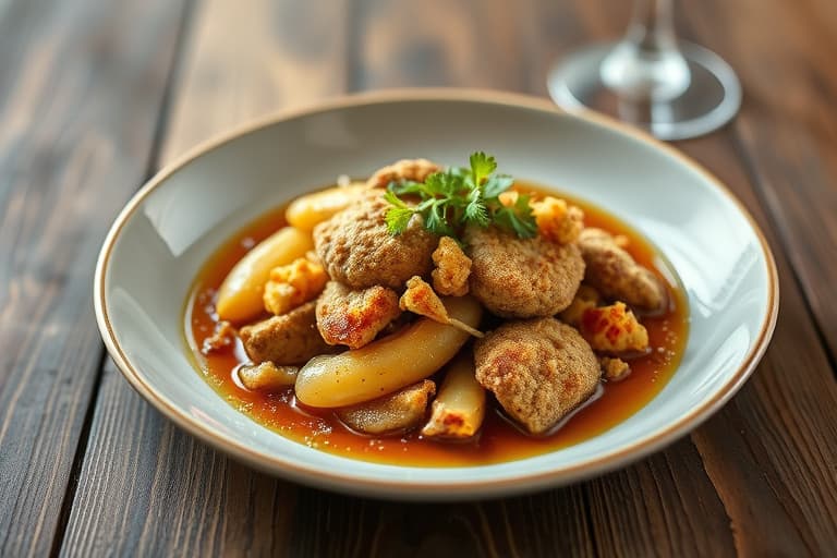 En enkel eple- og bærcrumblepai