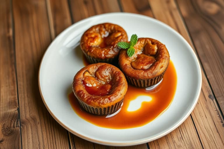 Molasses gulrotmuffins