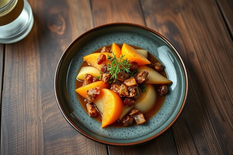 Bokhvetegrøt med sopp og løk