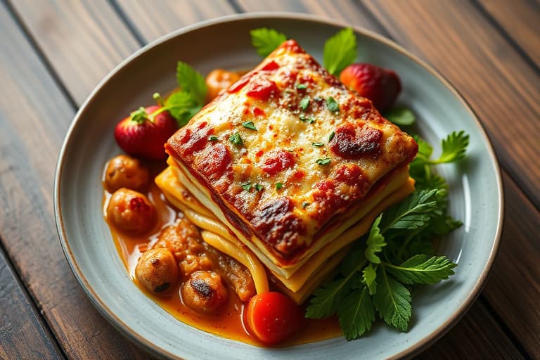 Michelles veganske lasagne