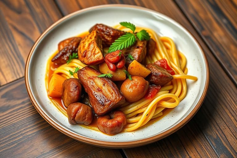 Kraftfull afrikansk yamgryte