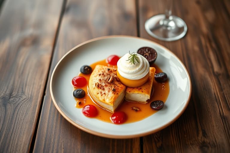 Himmelsk bringebærdessert