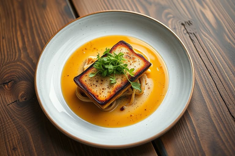 Grillet eple med mandler og kanelknas