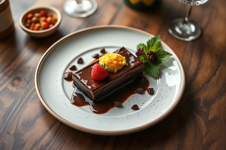 Enkel sjokoladekesamaker med peanøttsmørpai