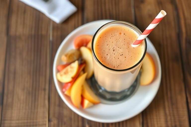 Tranebær- og appelsinsmoothie