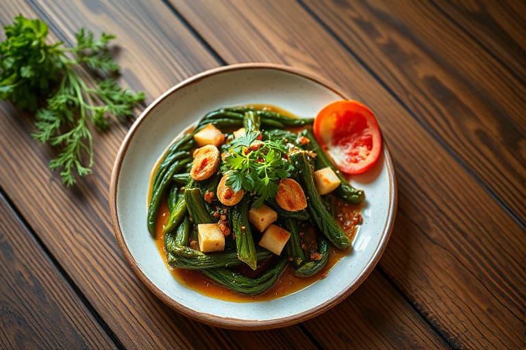 Kale- og poblano-ostepanne