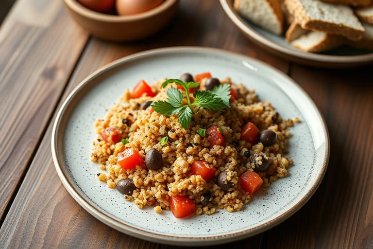 Krydret quinoa-grøt