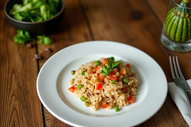 Smakfull ris- og quinoa-pilaf