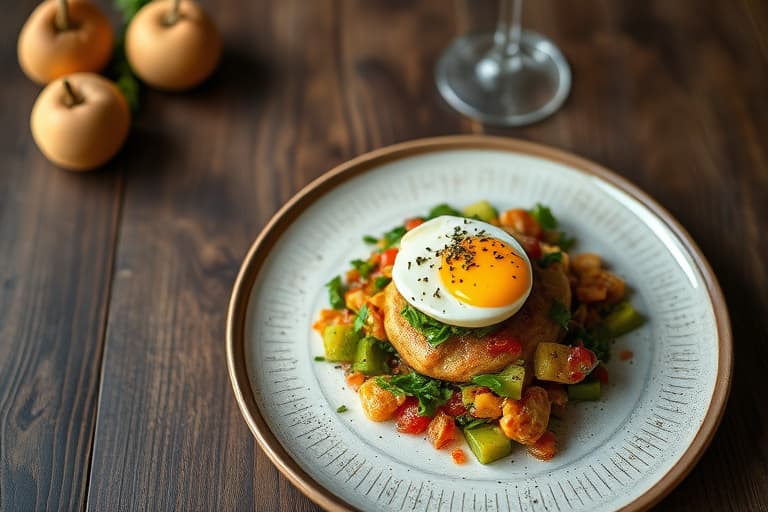 Salatkopper med røkelaks og egg