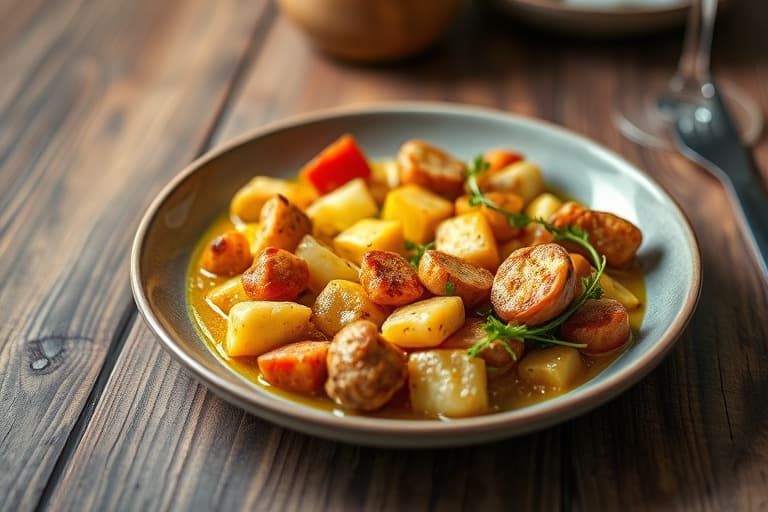 Bakte sopp- og kyllingpølsesupperoller