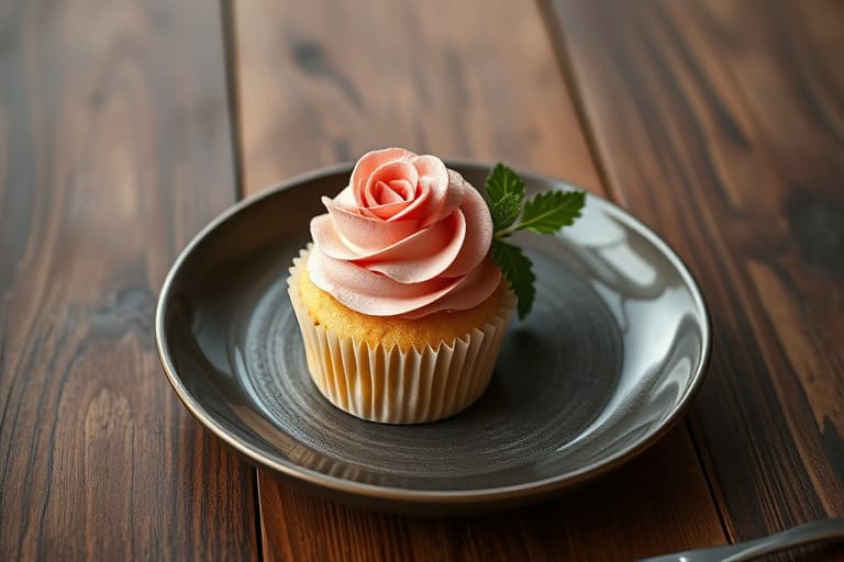 rosa champagne-cupcakes