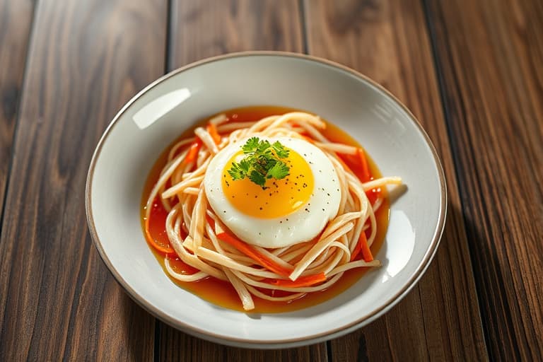 Enoki-protein-egg-baking