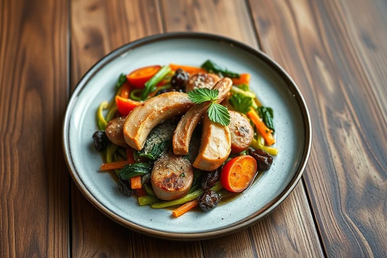 Vegansk eplepai med skum