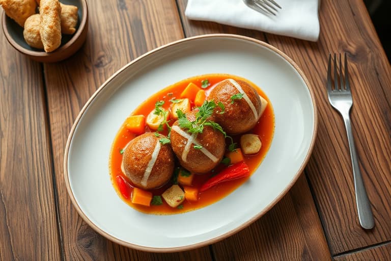 Kobe-biff- og østershatteboller