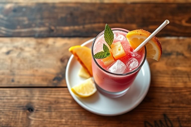 Pink Pina Colada Slush