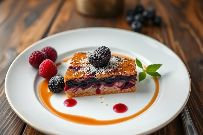 Hjemmelaget boysenberry-kaffekake