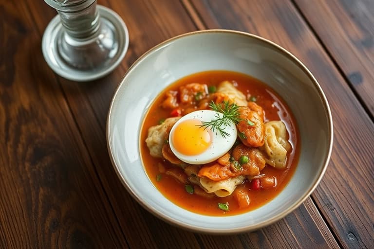 Indisk eggerett i krydret saus