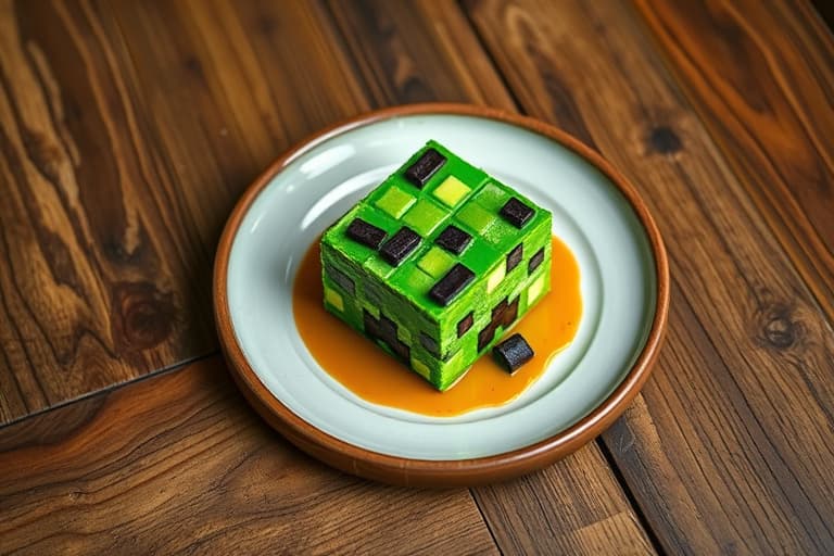 Minecraft Creeper-kake