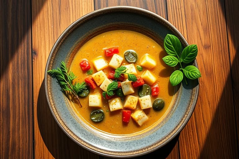 Aspargessuppe, erteskudd, spinatsuppe og potetsuppe