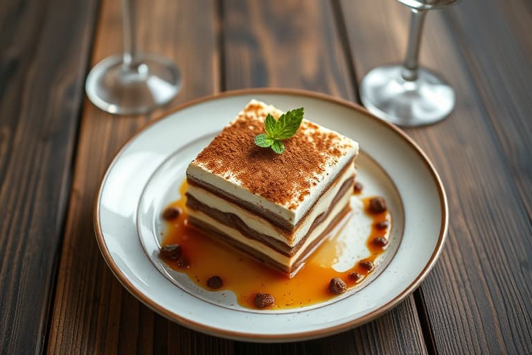 Grønn te tiramisu