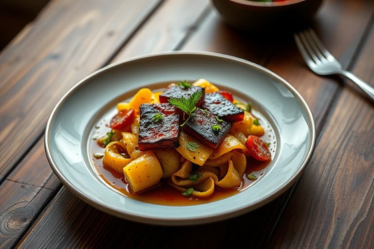 Enkle karamell- og eplepai-barer