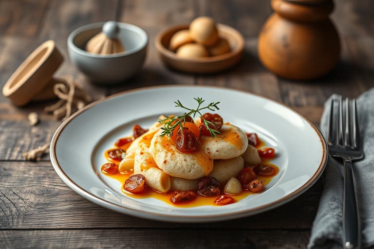 Hjemmelaget iskrem med lønnesirup og nøtter uten å koke