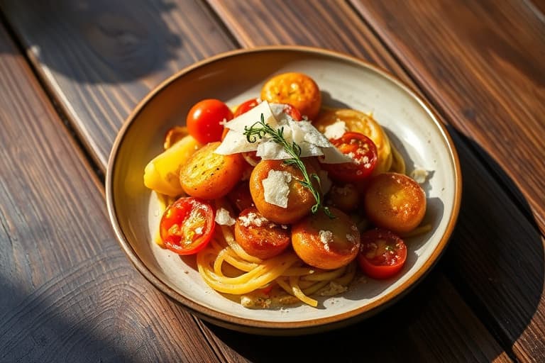 Friterte grønne tomater med parmesan