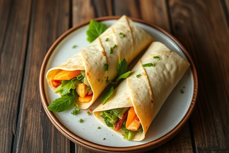 Cheesy kyllingwraps