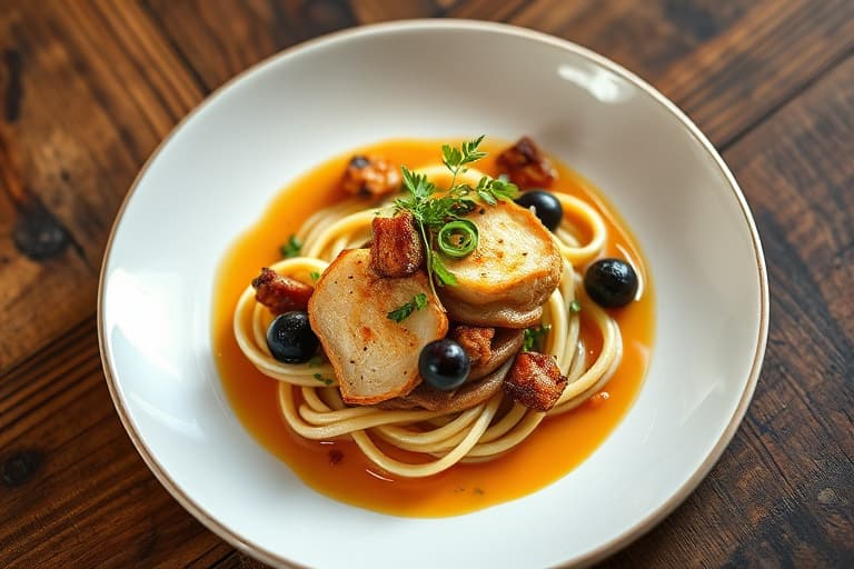 Dyppanne-ostetorsk med eplepai fra Ontario