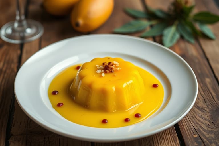 Den absolutt beste mangopuddingen