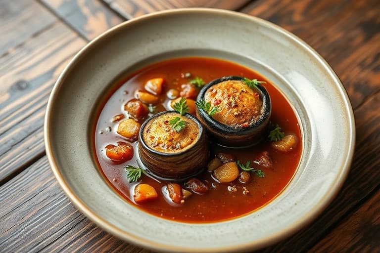 Portobello-artisjokksuppe
