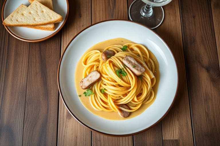 Siciliansk pasta med laksesaus