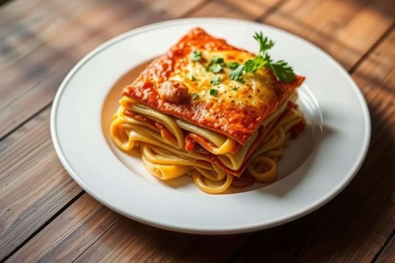 Enkel og smakfull stekepanne-lasagne