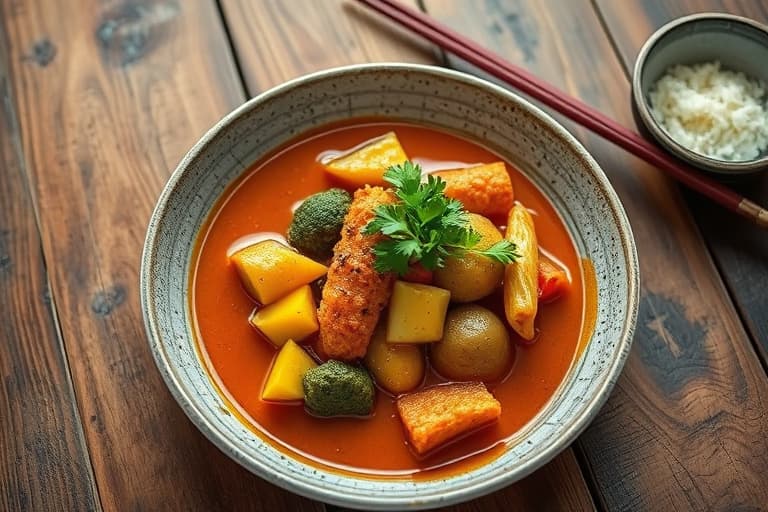 Japansk curry med hjemmelaget currypulver