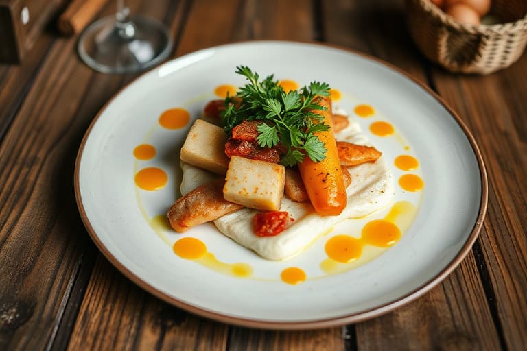 Babygrøt med kylling og grønnsaker