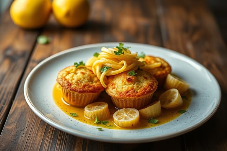 Altfor mange sitron-sitronmarengs-muffins