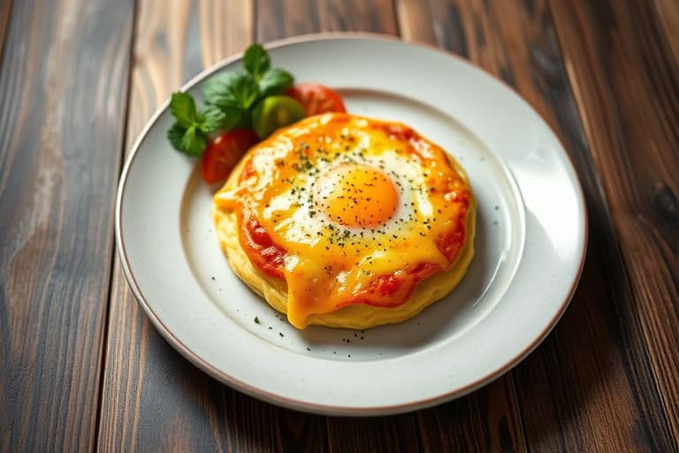Cheesy egg- og søtpotetomelett