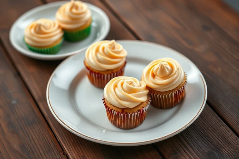 SPAM®-lignende cupcakes med salt karamellfrosting