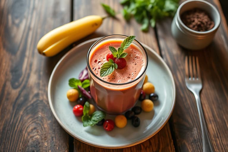 Agurk- og pæresmoothie