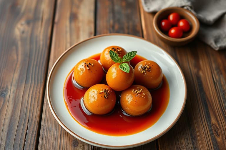 Gulab Jamun eller Kala Jam (vaffelballer)