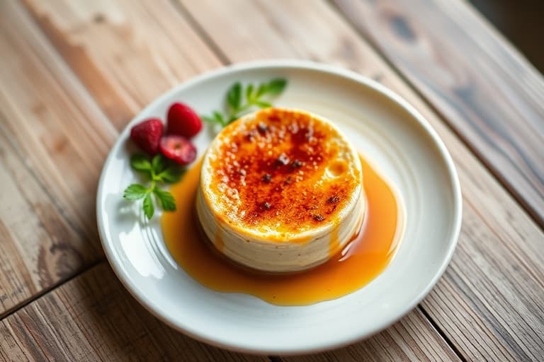 Glutenfri Creme Brûlée-pai