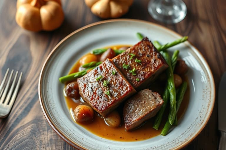 Kraftig torsk, poteter og svinekjøttrester