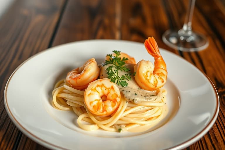 Austins Shrimp Alfredo