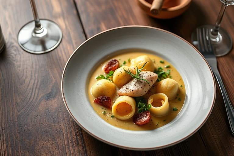 Løvetannblader og tortellinisuppe