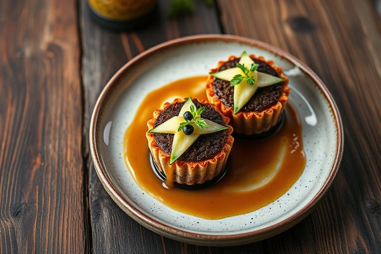 Raske mini sjokoladekaker med ostekrem