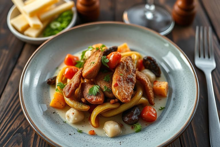 Chive- og kulturmelkmosede poteter