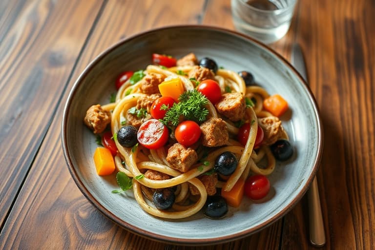 Linse- og bulgursalat