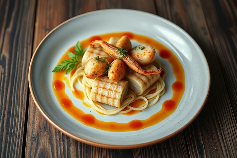 Imitasjonskrabbekasserolle